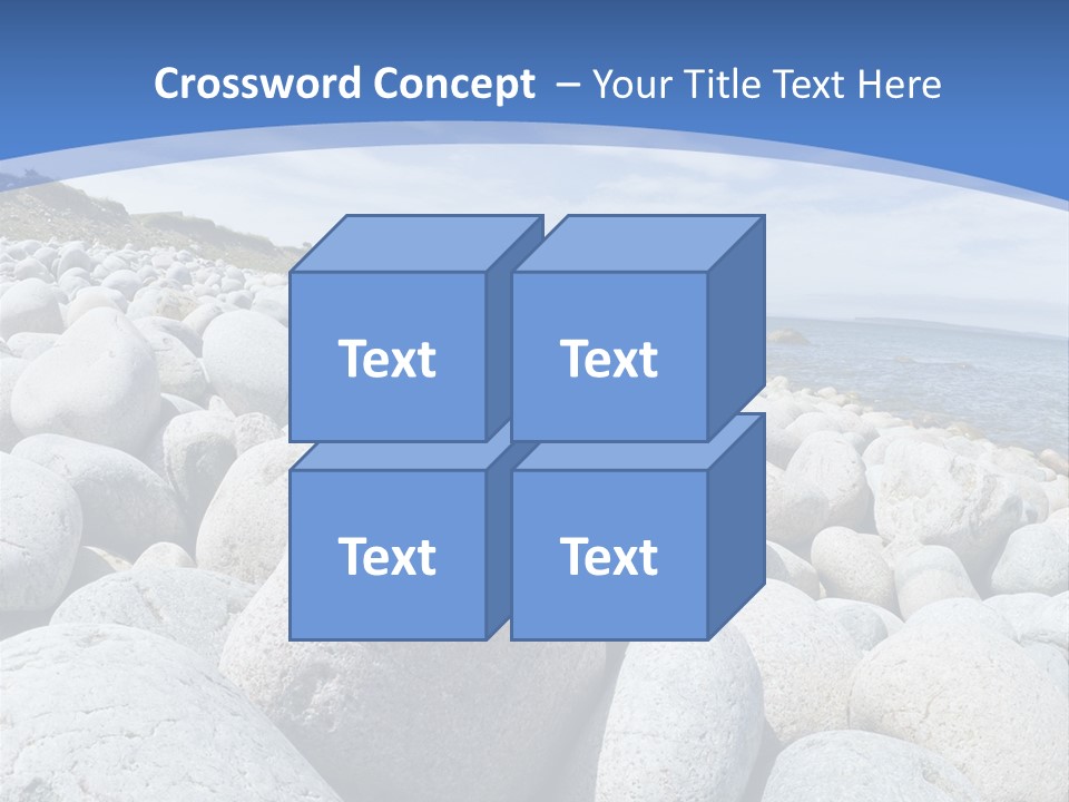 Rocks Beach Gravels PowerPoint Template