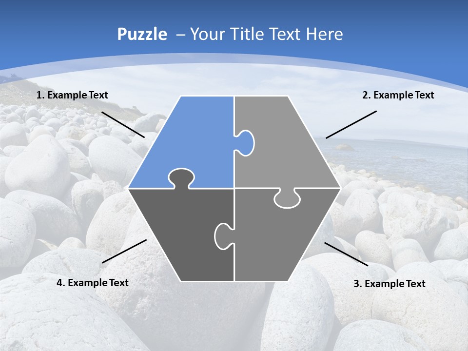 Rocks Beach Gravels PowerPoint Template