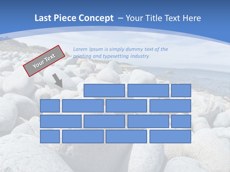 Rocks Beach Gravels PowerPoint Template