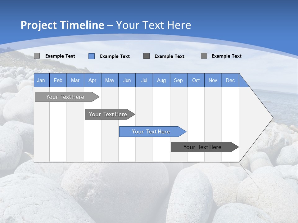 Rocks Beach Gravels PowerPoint Template