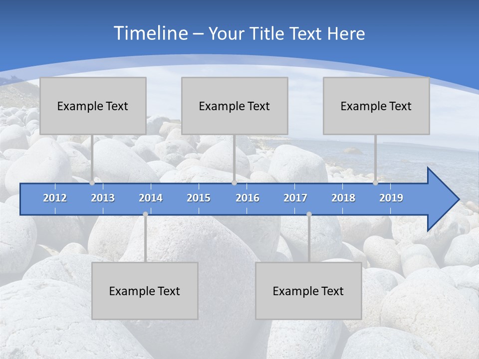 Rocks Beach Gravels PowerPoint Template