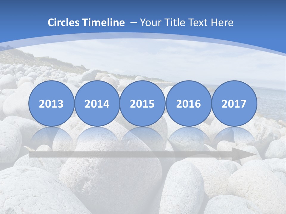 Rocks Beach Gravels PowerPoint Template