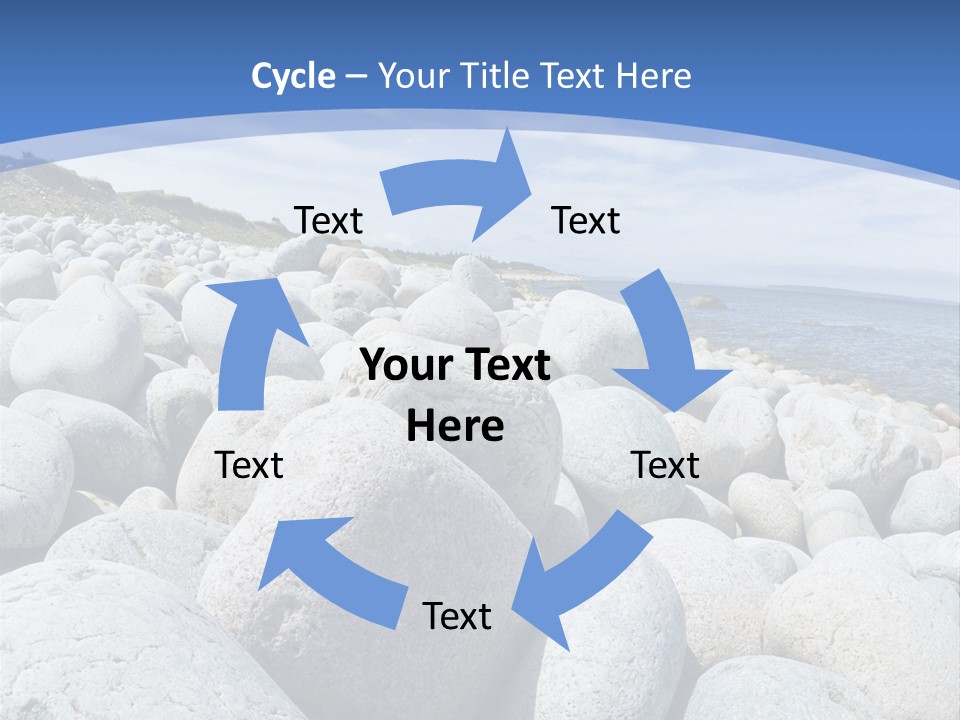 Rocks Beach Gravels PowerPoint Template