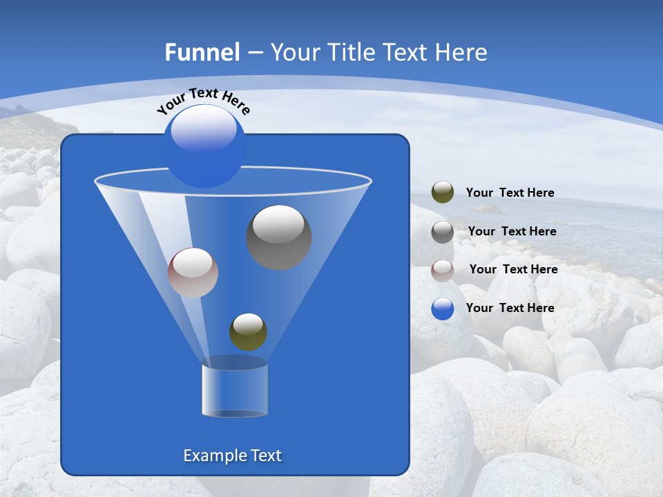 Rocks Beach Gravels PowerPoint Template