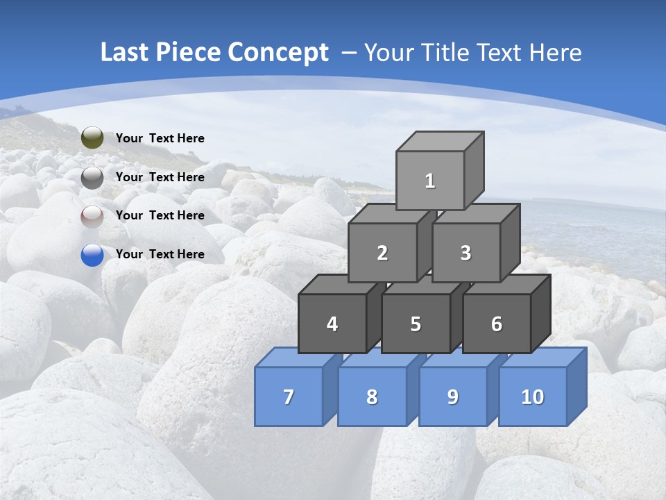 Rocks Beach Gravels PowerPoint Template