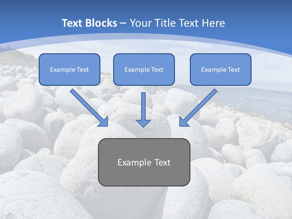 Rocks Beach Gravels PowerPoint Template
