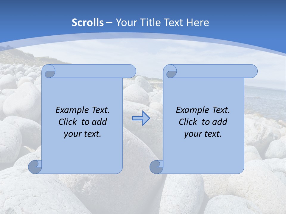 Rocks Beach Gravels PowerPoint Template