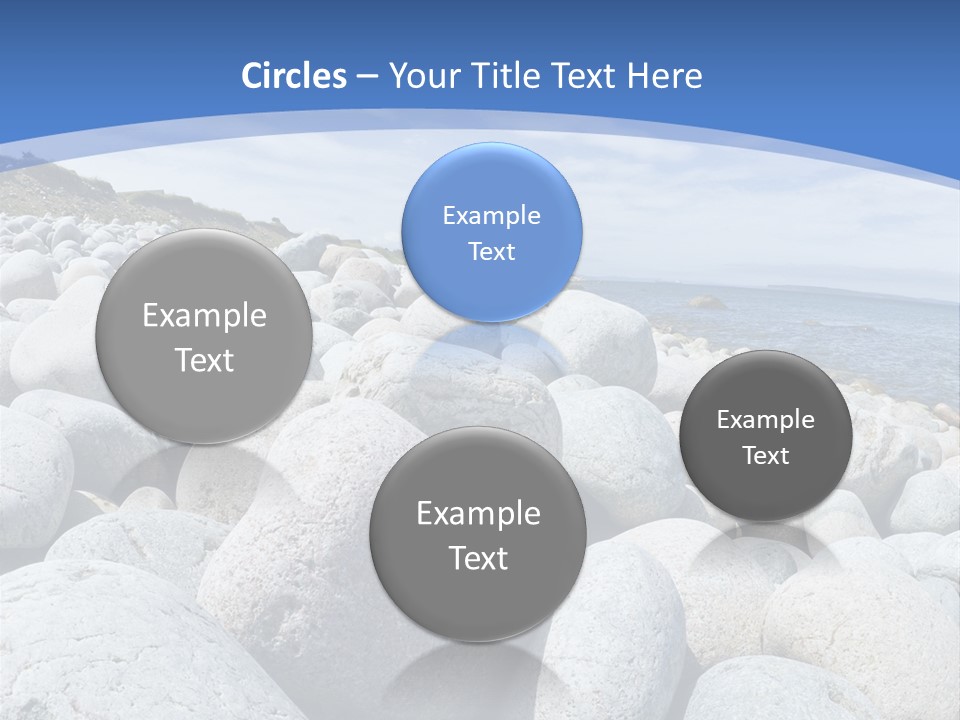 Rocks Beach Gravels PowerPoint Template