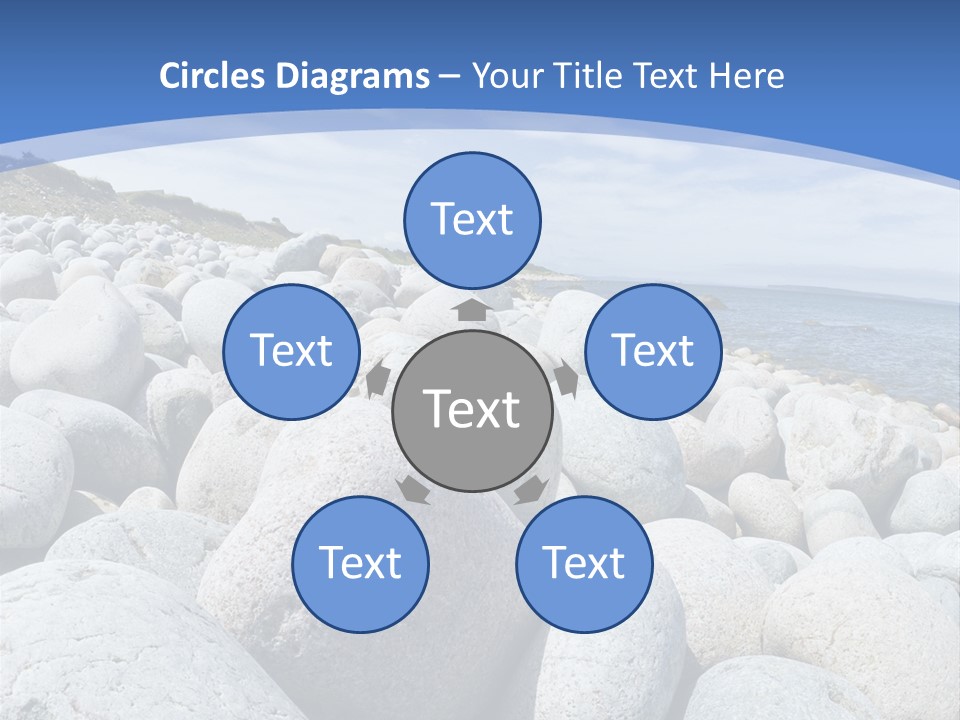 Rocks Beach Gravels PowerPoint Template