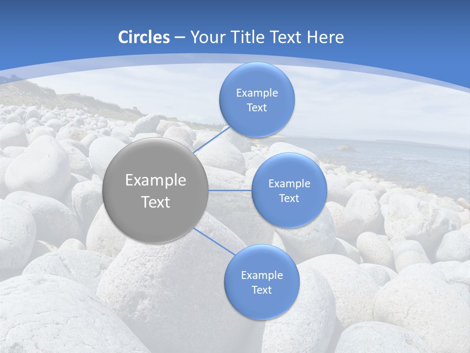 Rocks Beach Gravels PowerPoint Template