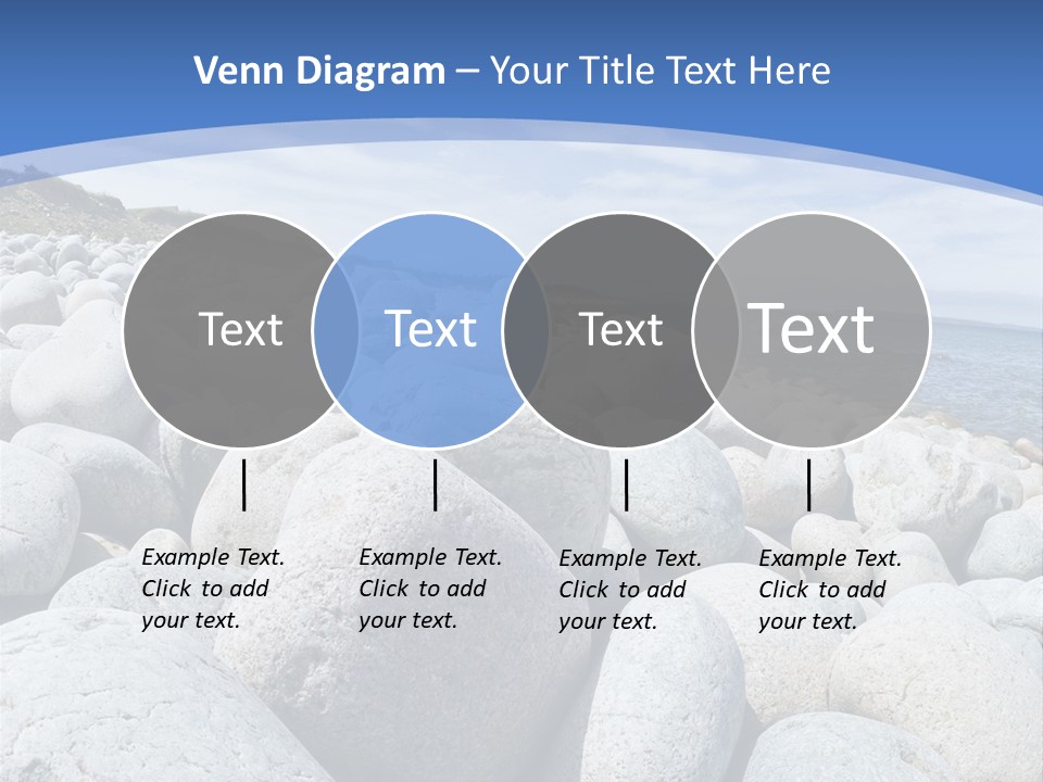 Rocks Beach Gravels PowerPoint Template