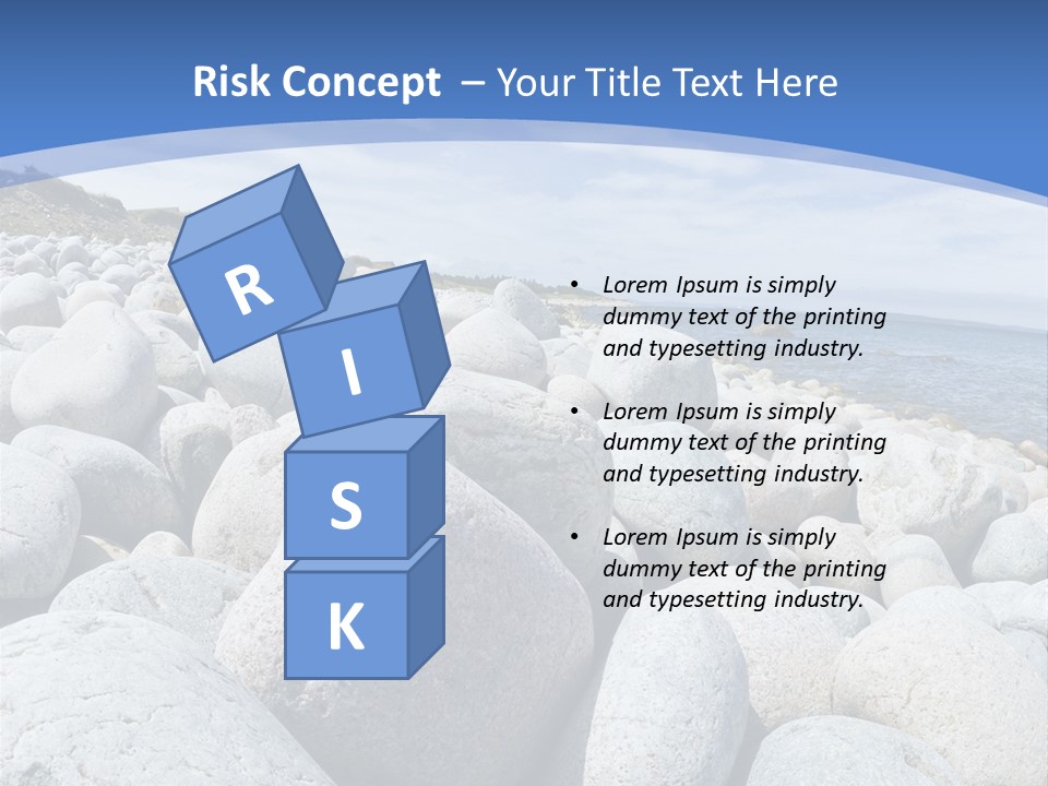 Rocks Beach Gravels PowerPoint Template