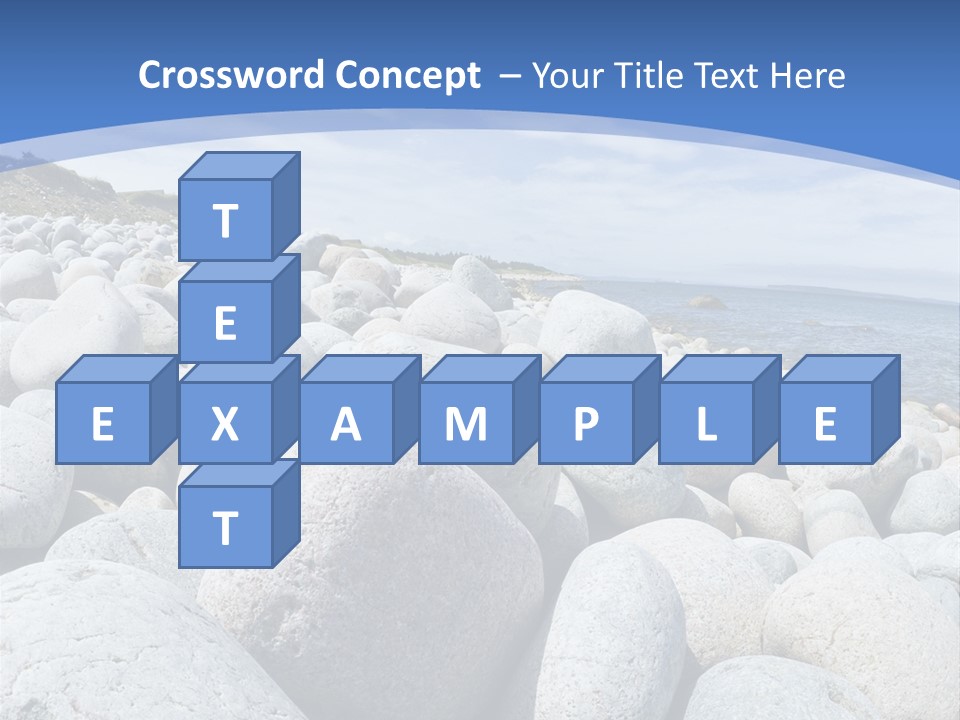 Rocks Beach Gravels PowerPoint Template