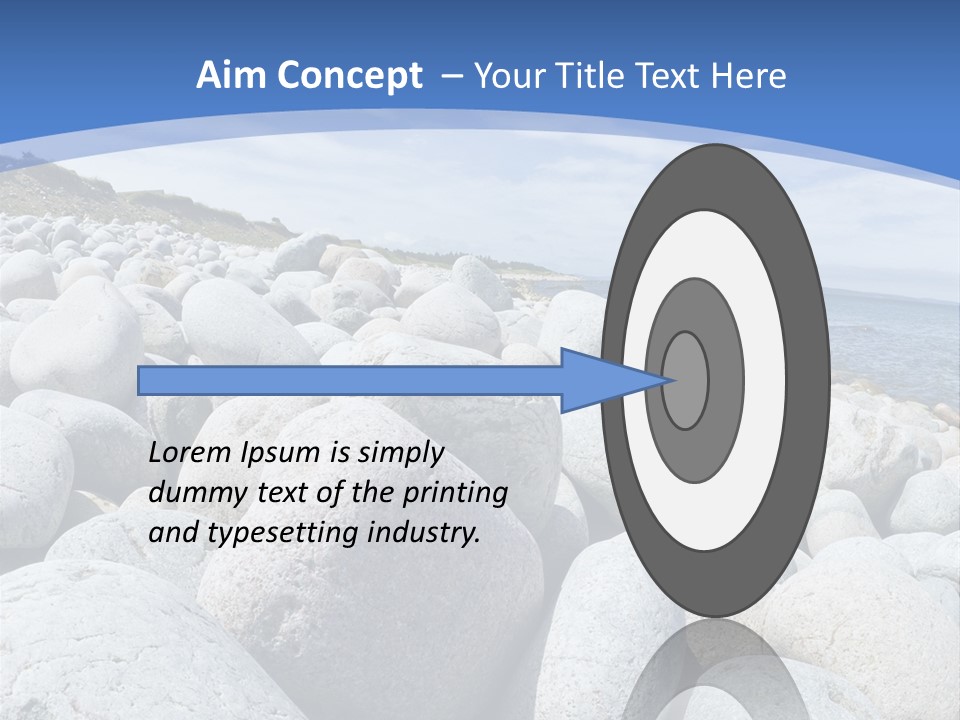 Rocks Beach Gravels PowerPoint Template