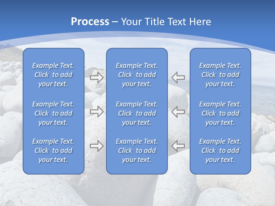 Rocks Beach Gravels PowerPoint Template