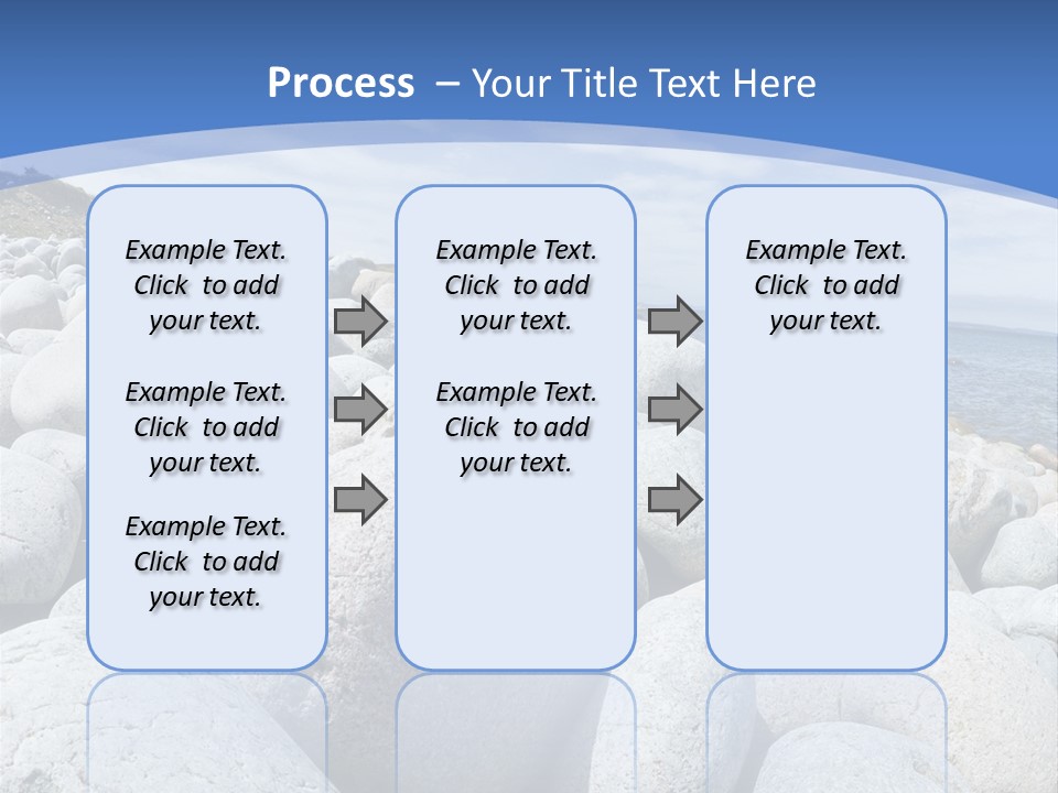 Rocks Beach Gravels PowerPoint Template