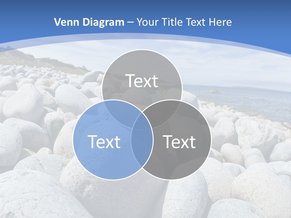 Rocks Beach Gravels PowerPoint Template