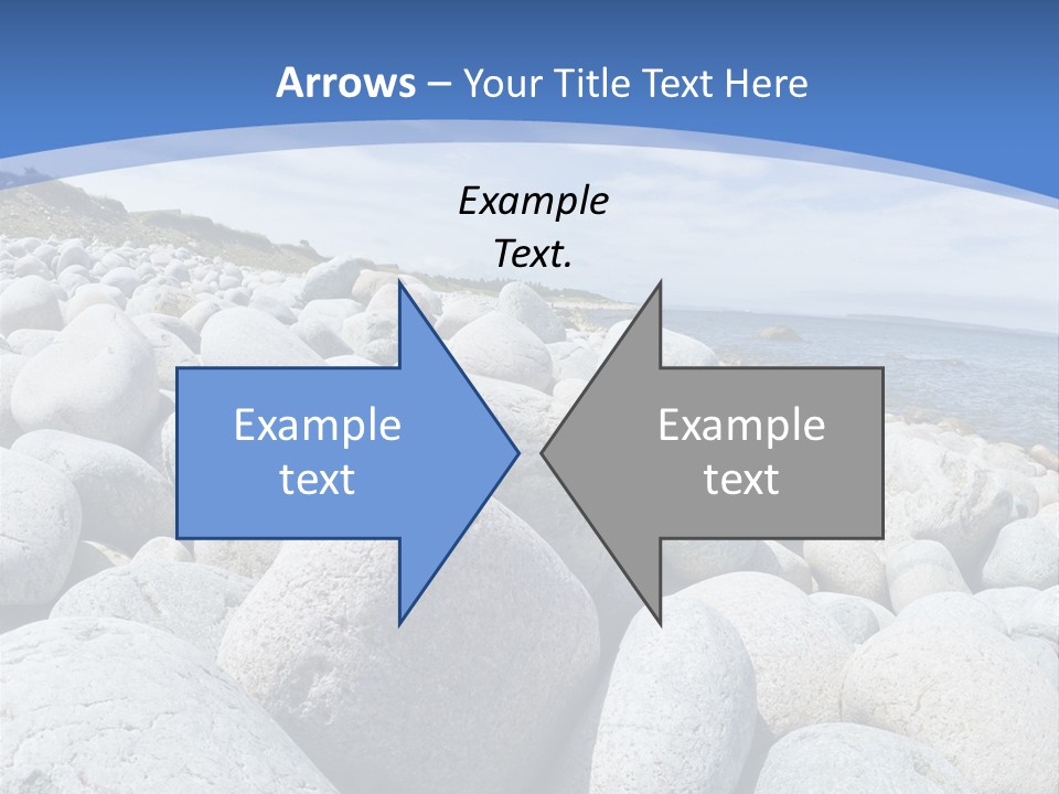 Rocks Beach Gravels PowerPoint Template