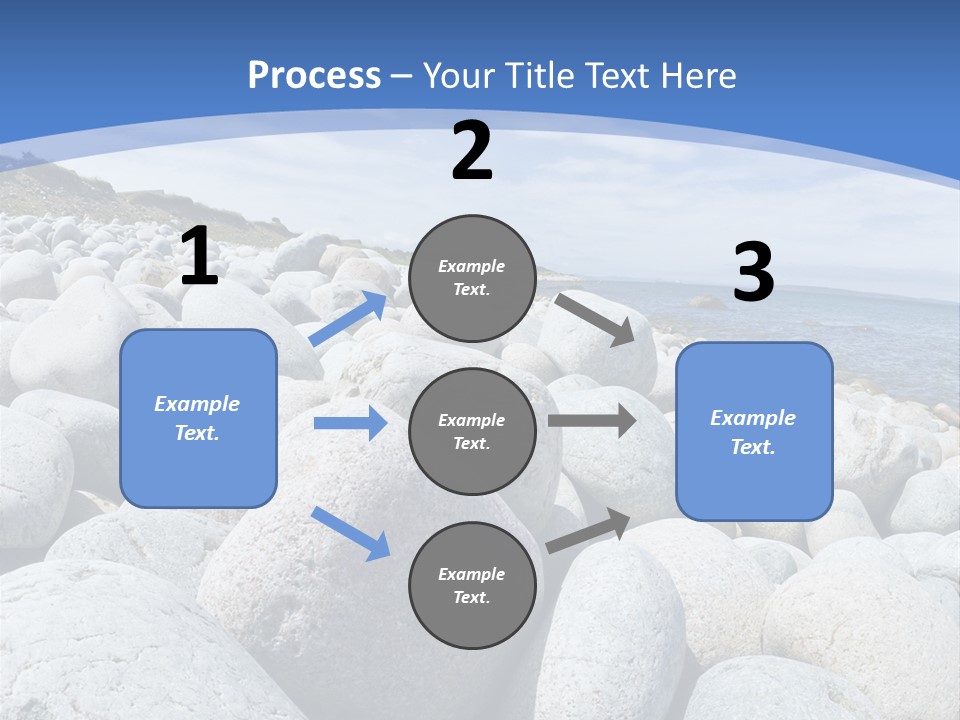 Rocks Beach Gravels PowerPoint Template