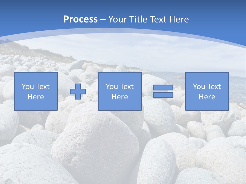 Rocks Beach Gravels PowerPoint Template