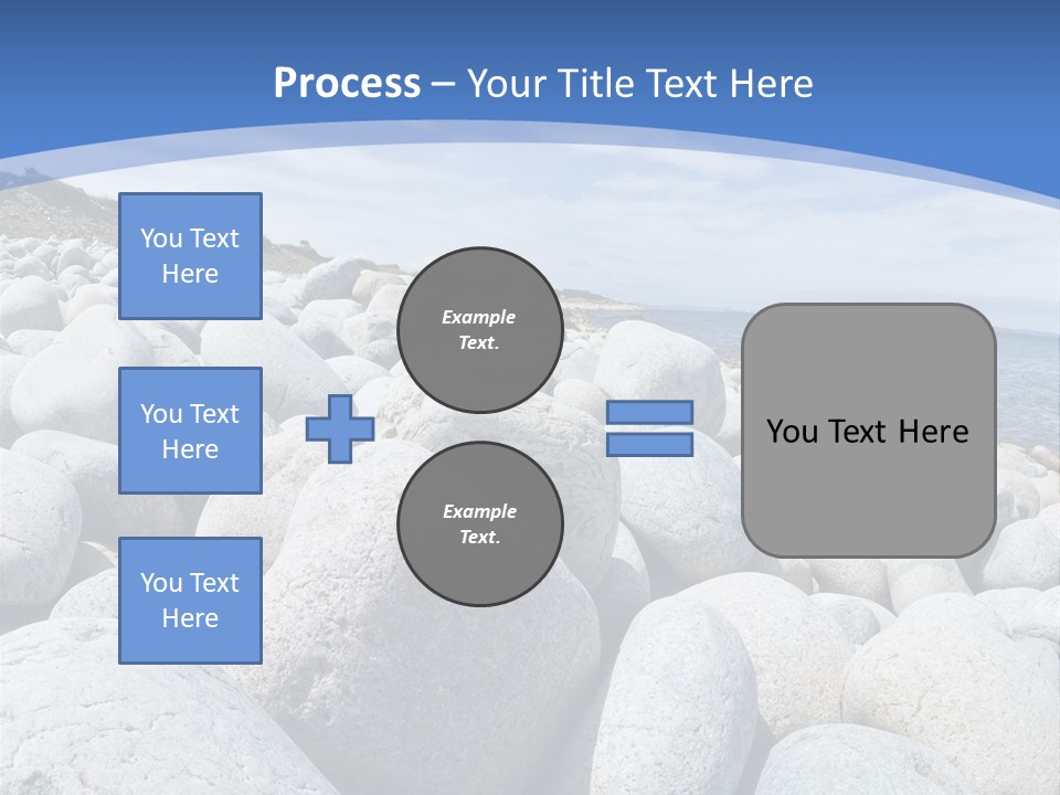 Rocks Beach Gravels PowerPoint Template