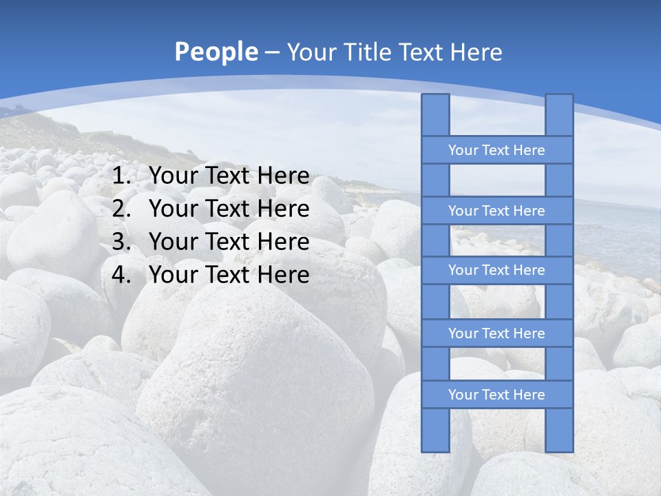 Rocks Beach Gravels PowerPoint Template