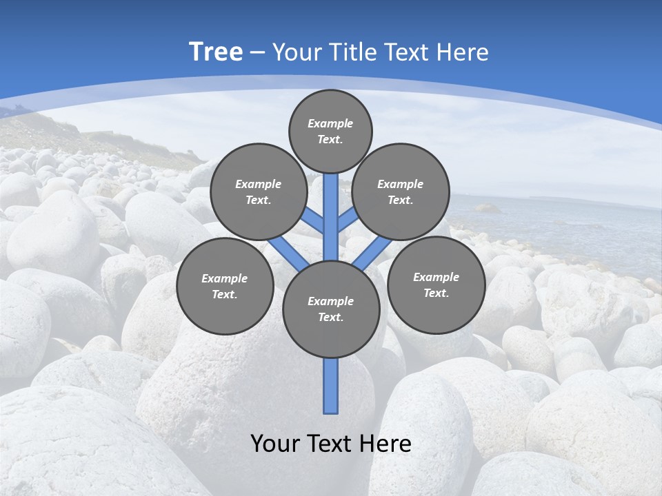 Rocks Beach Gravels PowerPoint Template