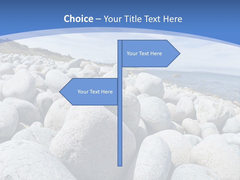 Rocks Beach Gravels PowerPoint Template