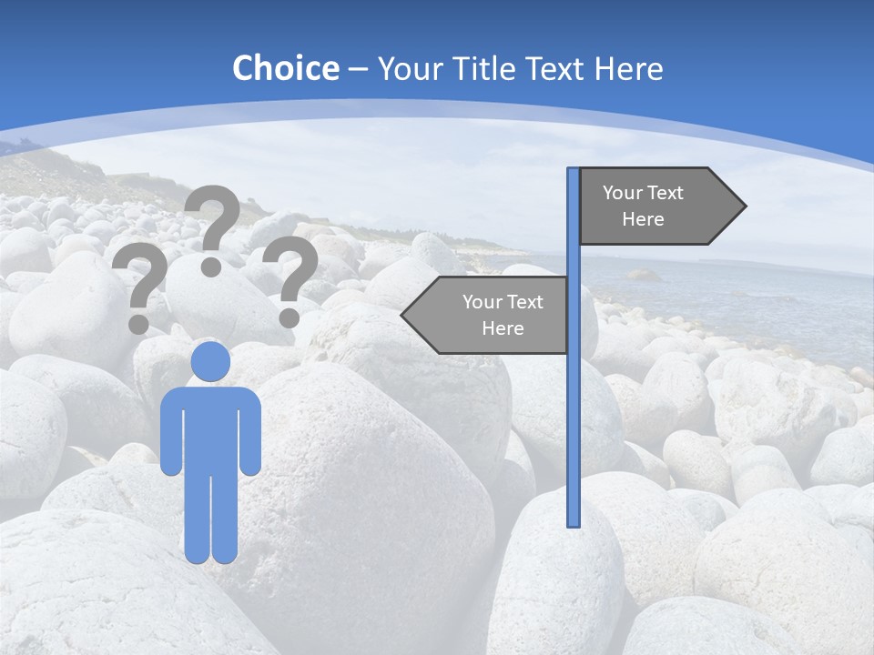 Rocks Beach Gravels PowerPoint Template