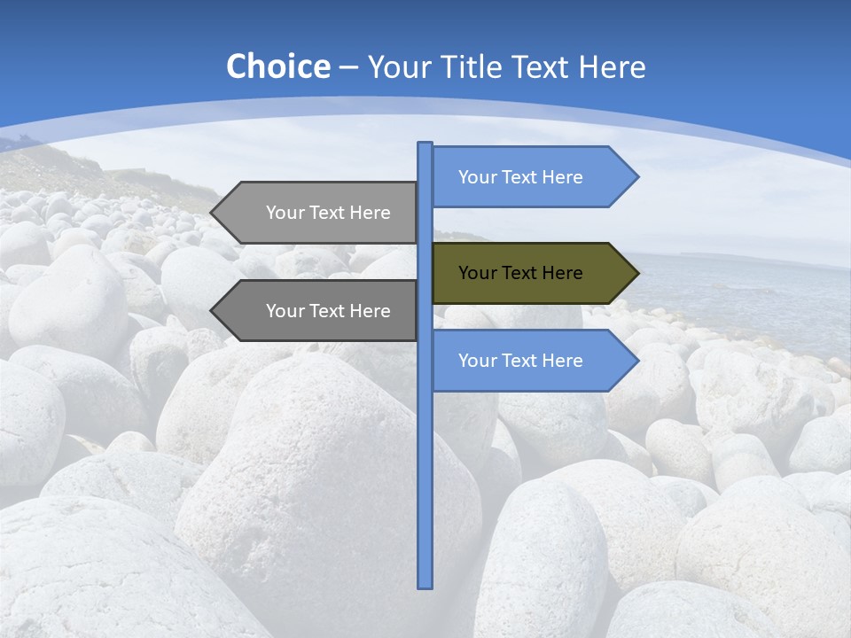 Rocks Beach Gravels PowerPoint Template