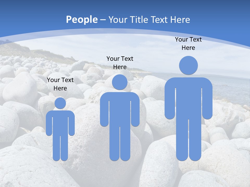 Rocks Beach Gravels PowerPoint Template