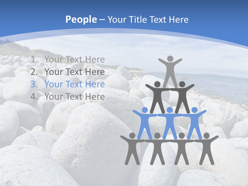 Rocks Beach Gravels PowerPoint Template