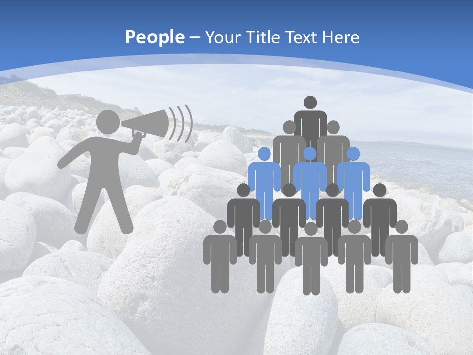 Rocks Beach Gravels PowerPoint Template