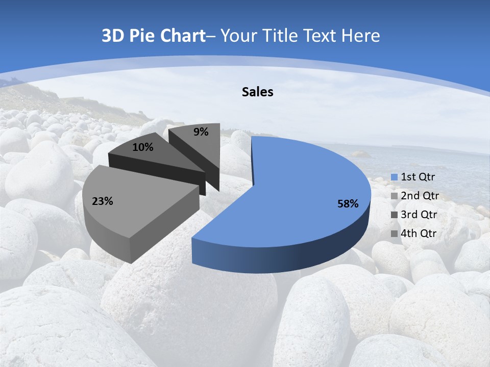Rocks Beach Gravels PowerPoint Template