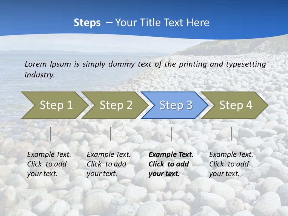 Gravel Beaches PowerPoint Template