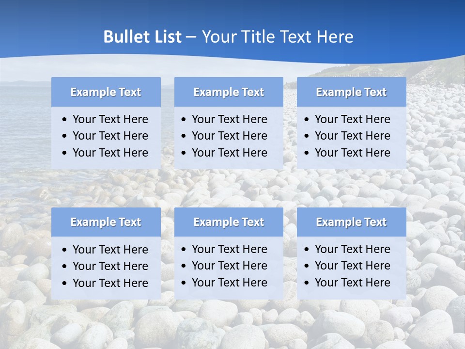 Gravel Beaches PowerPoint Template