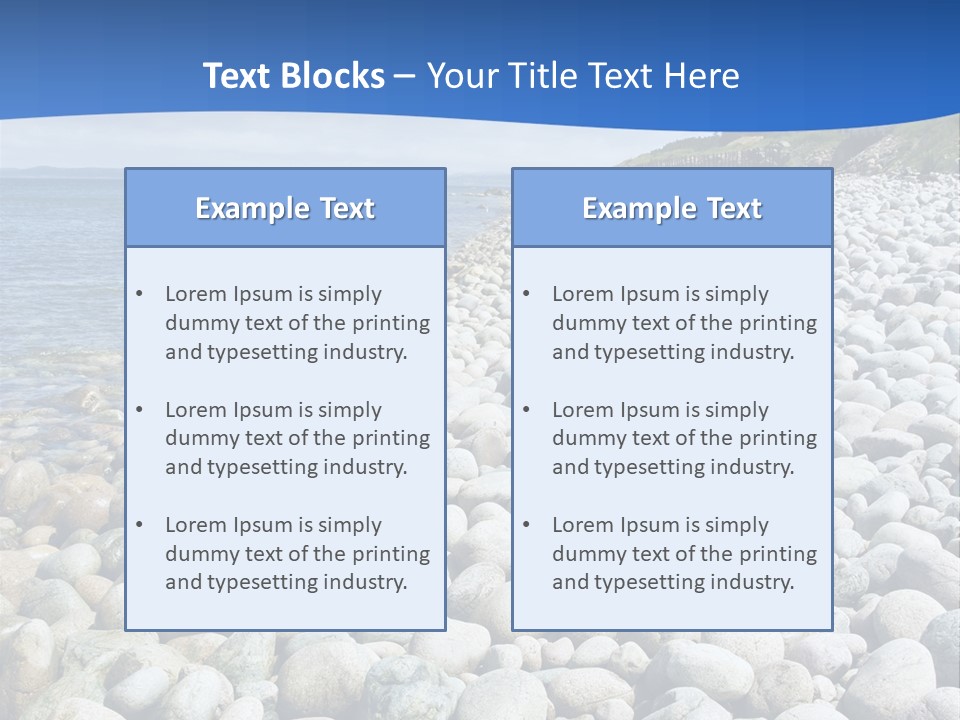 Gravel Beaches PowerPoint Template