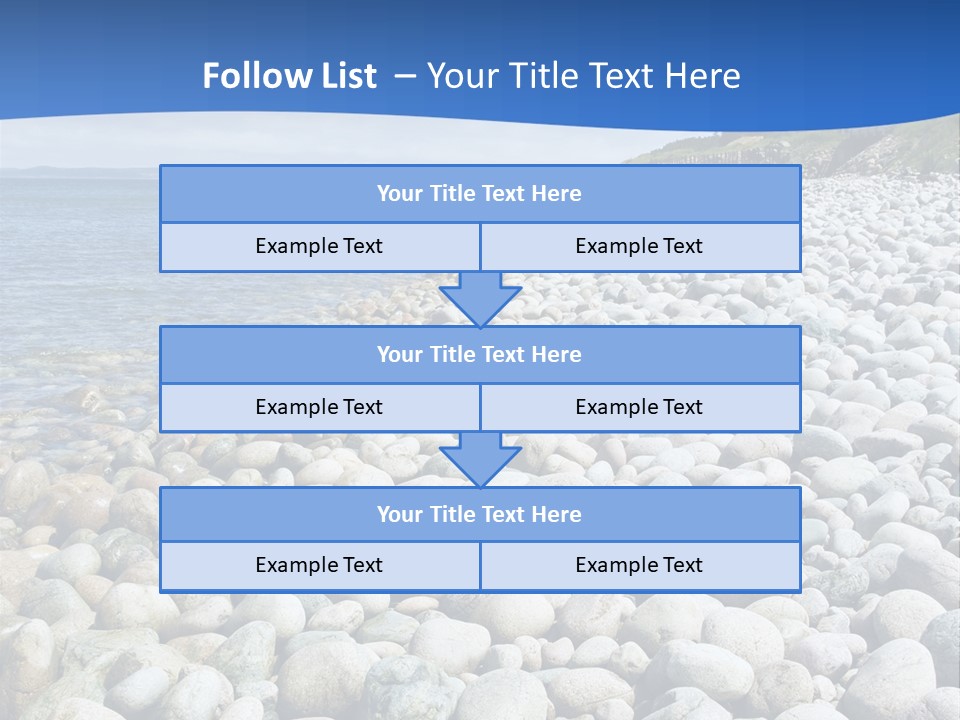 Gravel Beaches PowerPoint Template