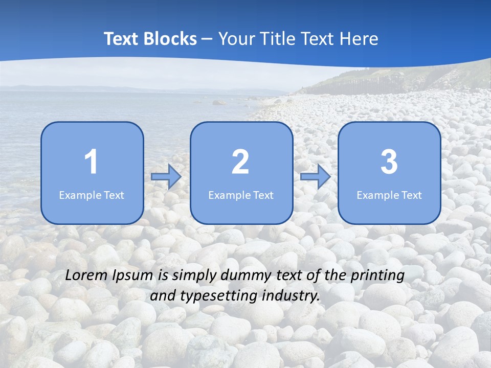 Gravel Beaches PowerPoint Template