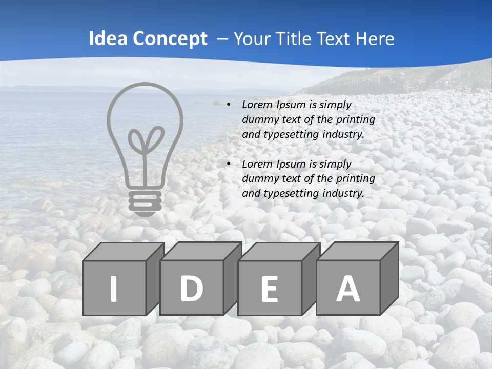 Gravel Beaches PowerPoint Template