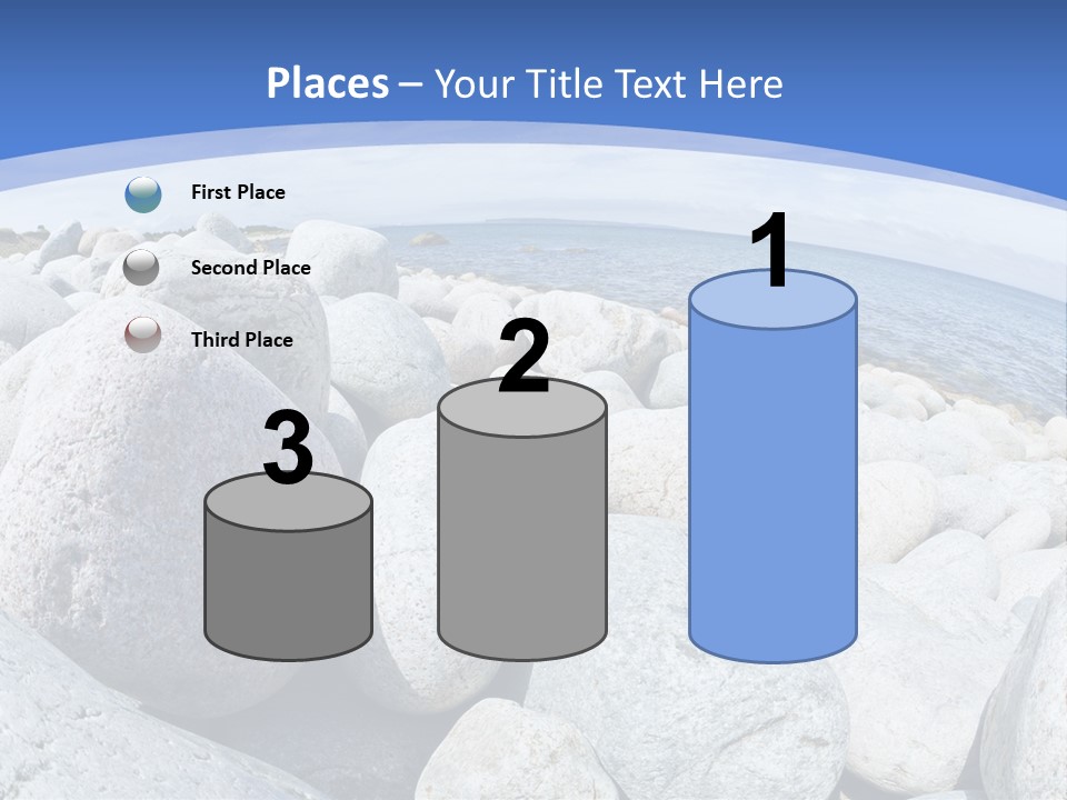 Newfoundland Pebble Beach Peaceful PowerPoint Template