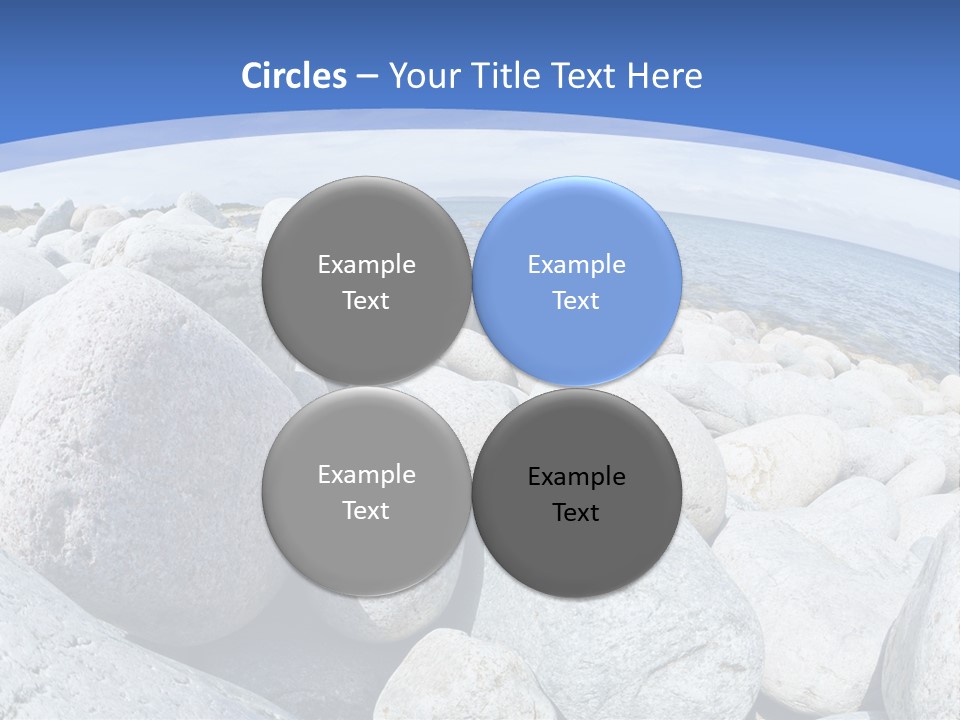 Newfoundland Pebble Beach Peaceful PowerPoint Template