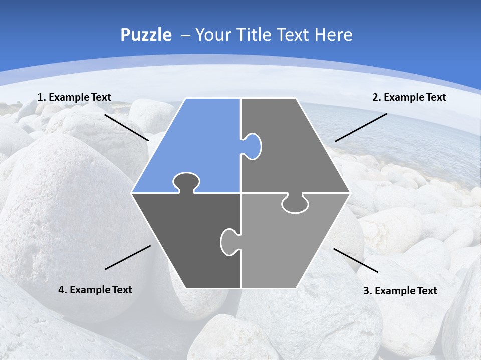 Newfoundland Pebble Beach Peaceful PowerPoint Template