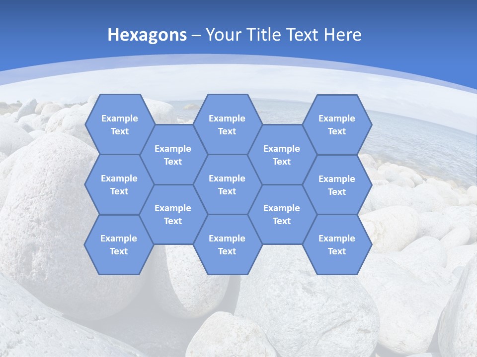 Newfoundland Pebble Beach Peaceful PowerPoint Template