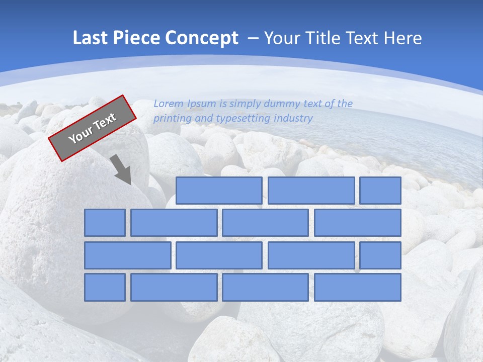 Newfoundland Pebble Beach Peaceful PowerPoint Template
