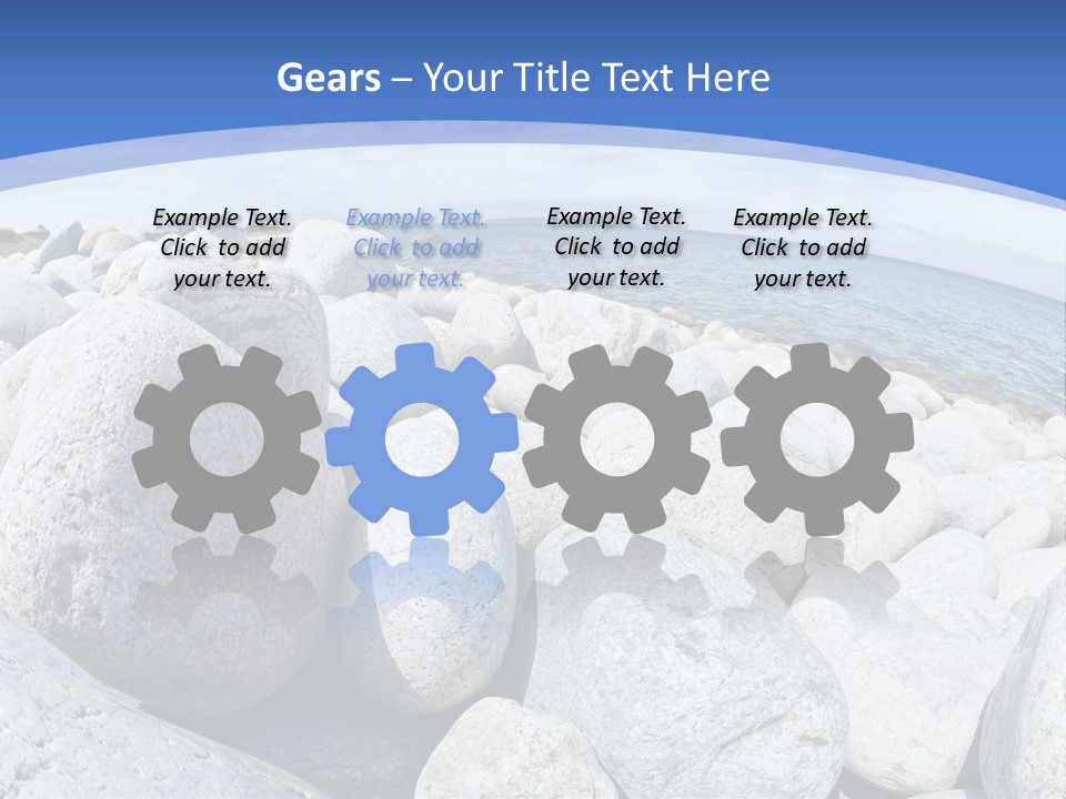 Newfoundland Pebble Beach Peaceful PowerPoint Template