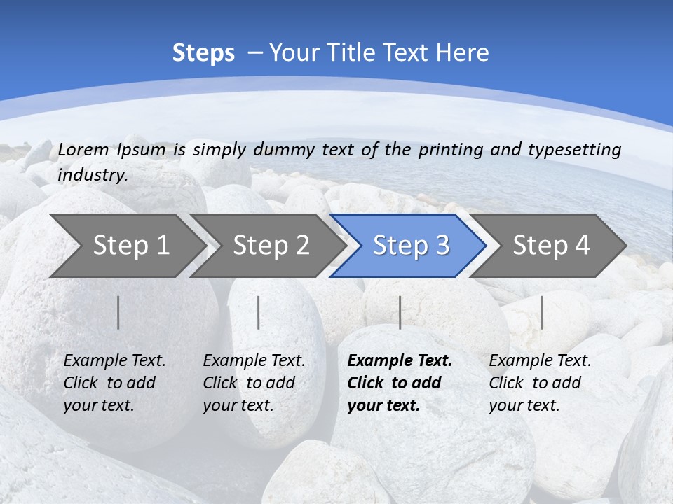 Newfoundland Pebble Beach Peaceful PowerPoint Template