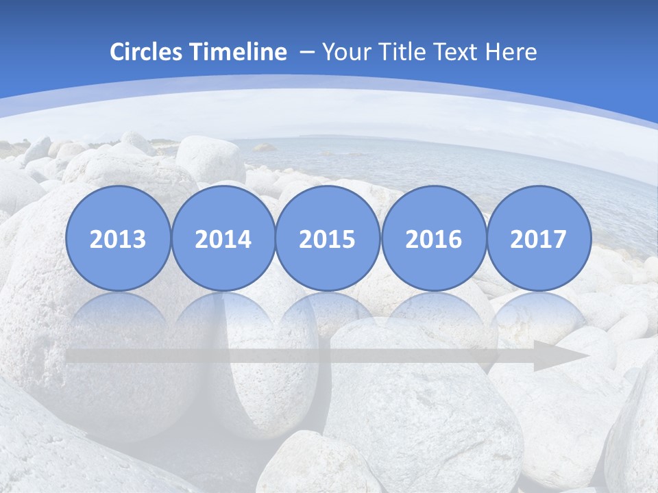 Newfoundland Pebble Beach Peaceful PowerPoint Template