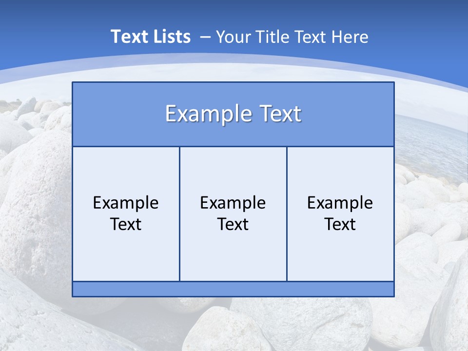 Newfoundland Pebble Beach Peaceful PowerPoint Template