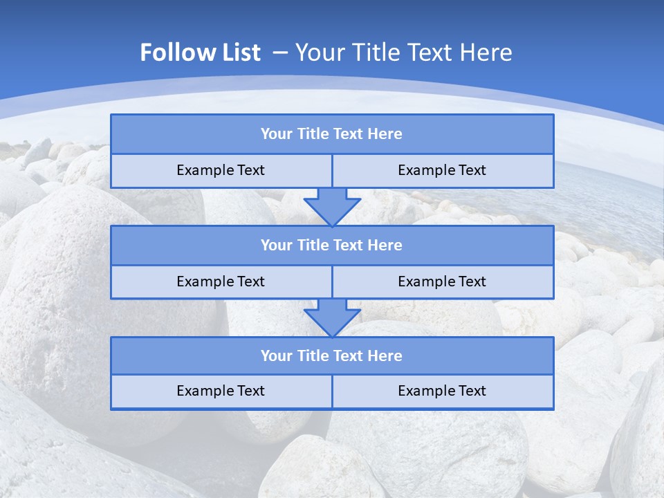Newfoundland Pebble Beach Peaceful PowerPoint Template